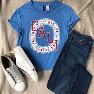 Blue H&M Tee